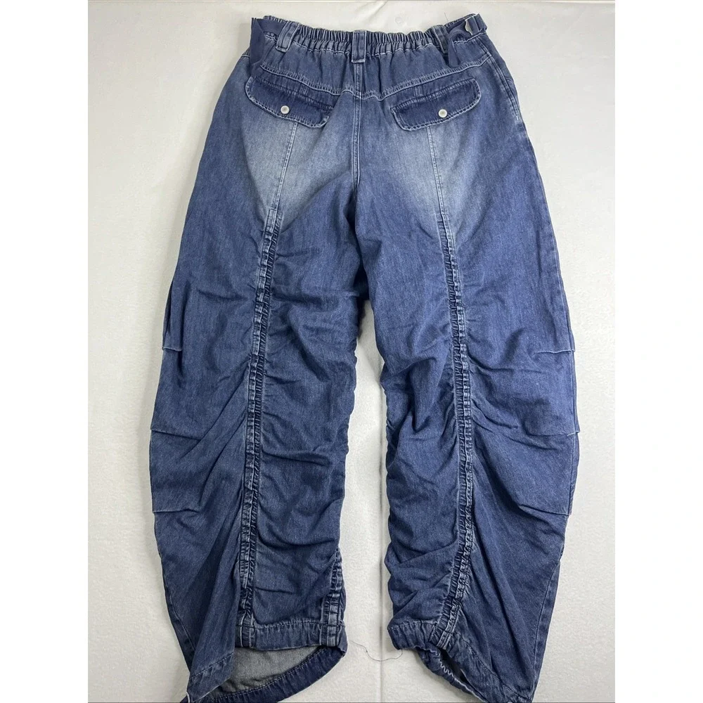 Free People We The Free In a Cinch Pull On Jeans Nashville Sky Blue Medium